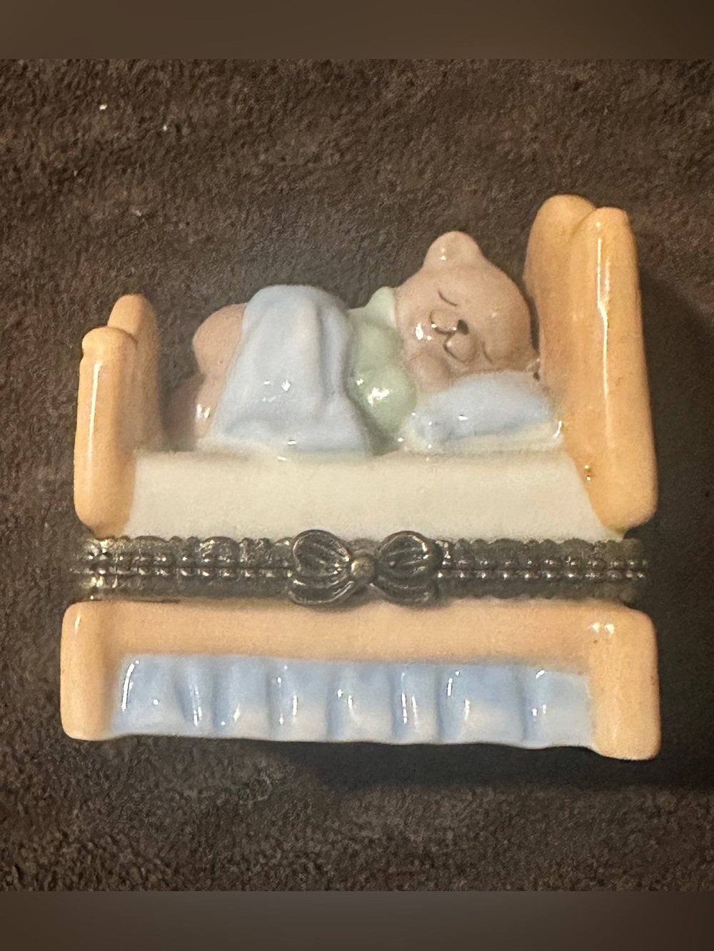 Sleeping Bear Trinket Box